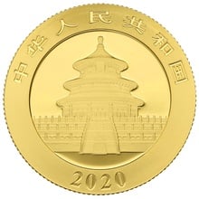 2020 8g Chinese Panda Gold Coin