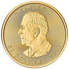 2025 Canadian Maple Leaf Gold Coin 1oz