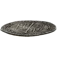 1638-1639 Silver Sixpence Coin Charles I Hammered Anchor