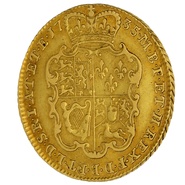 1735 Gold Guinea Coin George II