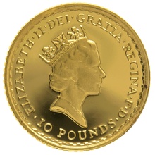 1991 Proof 1/10oz Gold Britannia Coin