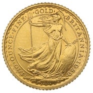 1989 1/10oz Gold Britannia Coin