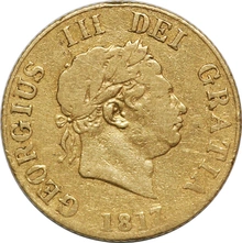 1817 Gold Half Sovereign George III