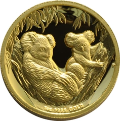 Australian Koala 2011 1oz Gold Proof coin High Relief