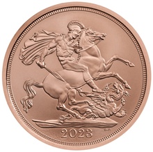 2023 75th Birthday of King Charles III Struck on the Day Gold Sovereign Boxed