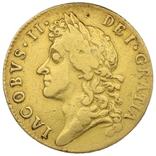 1686 Gold Guinea Coin James II