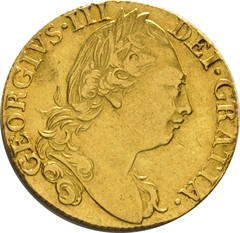 1781 Gold Guinea Coin George III