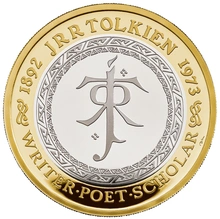 2023 JRR Tolkien Silver £2 Piedfort Proof Coin Boxed