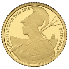 2015 Proof 1/10oz Gold Britannia Coin