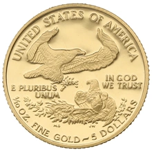 1990 Proof 1/10oz American Eagle Gold Coin Boxed