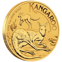 2025 1oz Australian Kangaroo Gold Nugget Coin