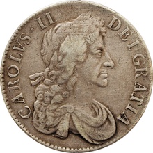 1680 Charles II Silver Crown
