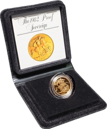1982 Gold Proof Sovereign Boxed