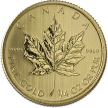 2013 1/4oz Canadian Maple Leaf Gold Coin