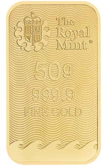 NEW 50g Gold Britannia Minted Bar