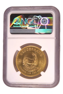 1980 Krugerrand Gold Coin 1oz NGC MS65