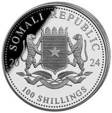 2024 1oz African Wildlife Leopard Silver Coin