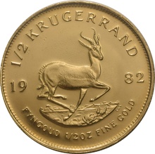 1982 1/2oz Krugerrand Gold Coin