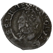 1625-1649 Charles I silver Penny mm two pellets