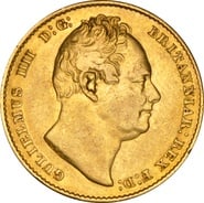 1837 Gold Sovereign Coin William IV NGC AU50