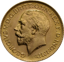 1925 Gold Sovereign - King George V - London - £474.20