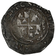 1645-1646 Charles I Silver Half Groat Twopence Hammered mm Sun