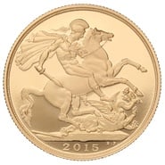 2015 Proof £2 Coin Gold Double Sovereign