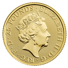 2019 1/4oz Yale of Beaufort Gold Coin Queen's Beasts 
