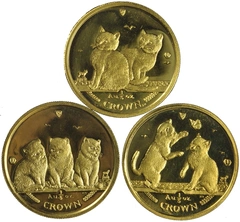 1/5oz Isle of Man - Manx Cats