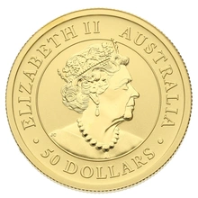 2019 1/2oz Australian Kangaroo Gold Nugget Coin
