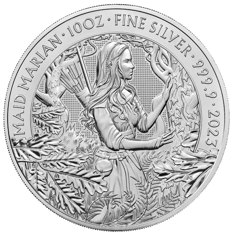 2023 Maid Marian Silver Coin Myths & Legends 10oz