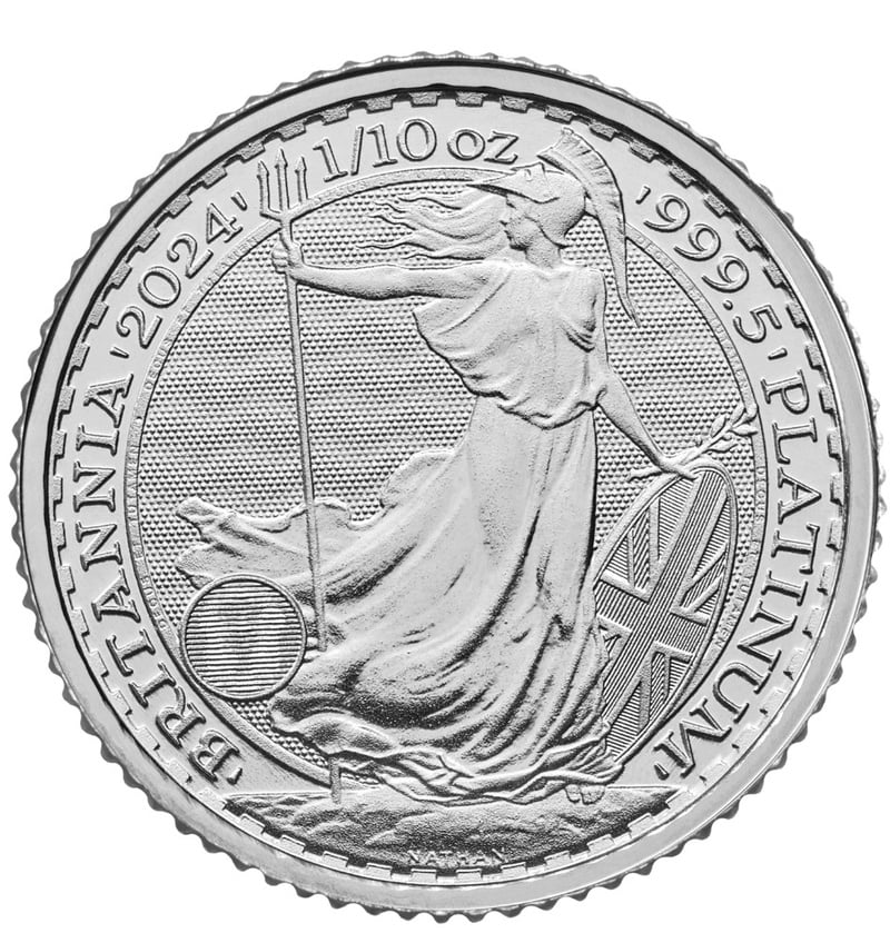 2024 1/10oz Platinum Britannia Coin