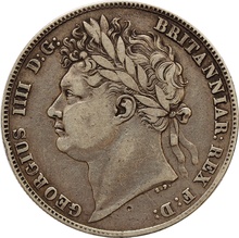 1820 Silver Half Crown Coin George IV