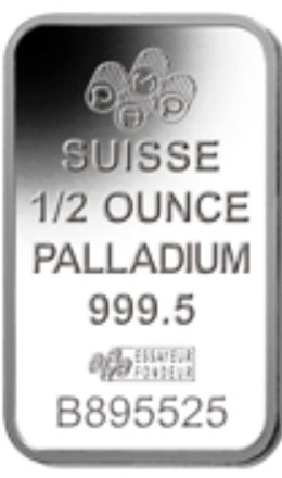 Second Hand Palladium 1/2oz Bar