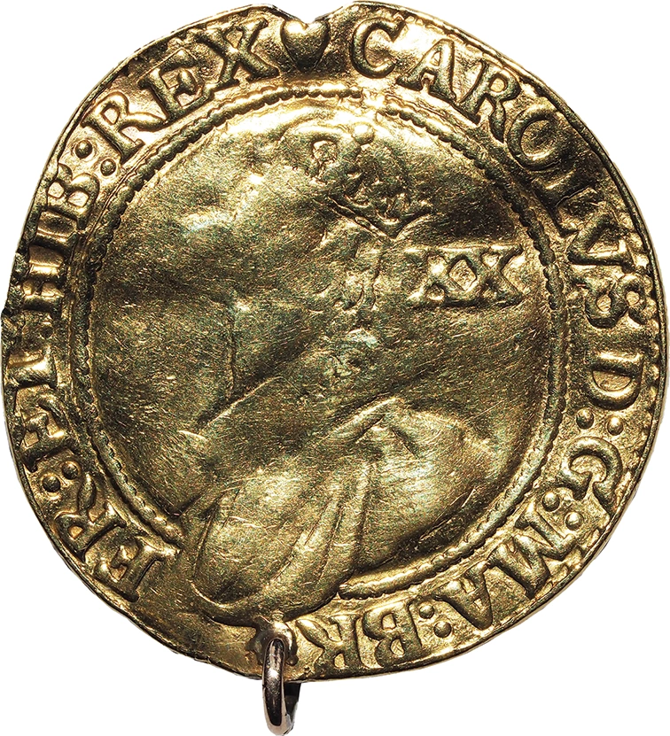 Gold Unite Coin Charles I Fair