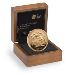 2013 Proof Gold Half Sovereign Boxed