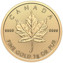 2026 MapleGram 25 x 1g Gold Coins
