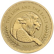 2025 The Lion and The Eagle 1oz Gold Coin