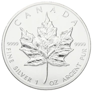 1989 Canadian Silver Maple Leaf Coin 1oz