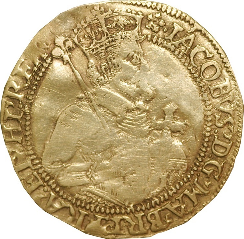 Gold Unite Coin James I Fine