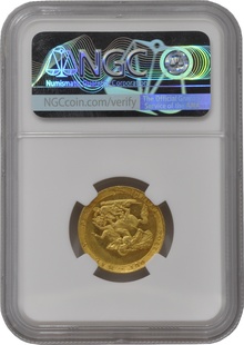 1817 Gold Sovereign - George III NGC MS62