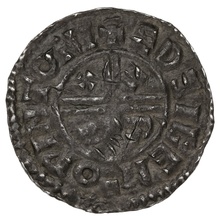978-1016 Aethelred II Silver Penny Hammered Crux Type Edsige Winchester