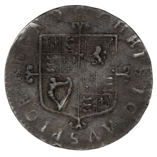 1660 Charles II Silver Penny Hammered Undated