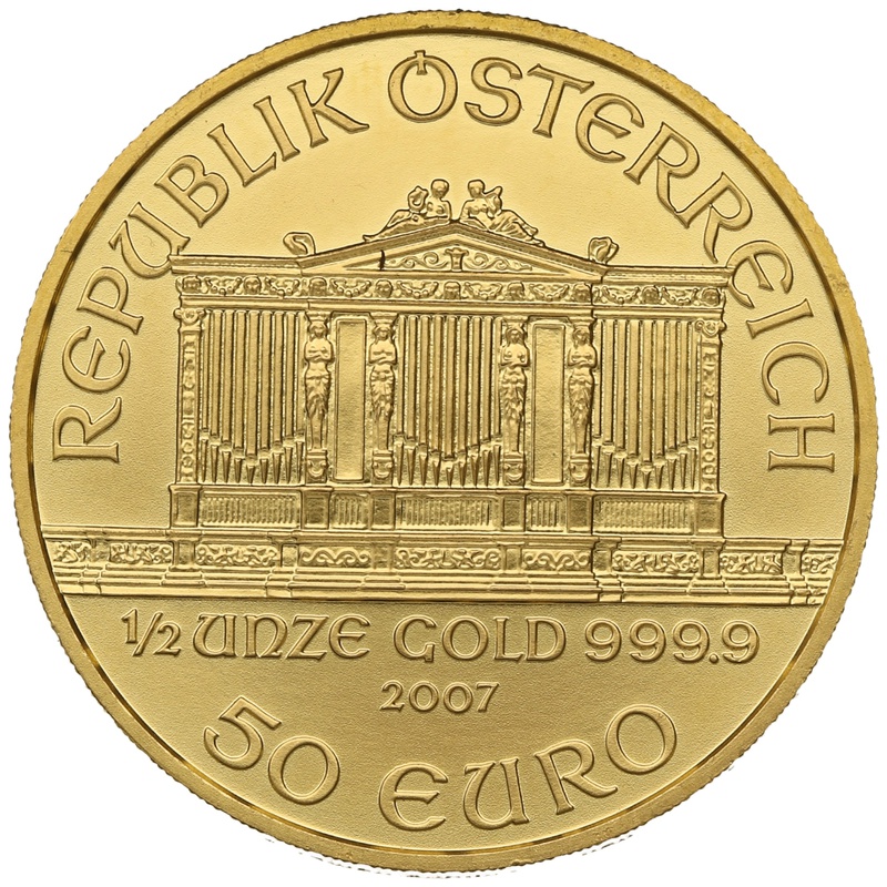 2007 Half Ounce Gold Austrian Philharmonic