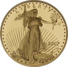 2007 Proof 1/2oz American Eagle Gold Coin