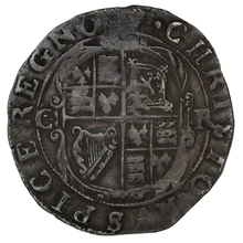 1633-1634 Silver Sixpence Coin Charles I Hammered Portcullis