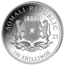 2023 1oz African Wildlife Elephant Silver Coin