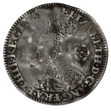 1562 Silver Threepence Elizabeth I mm Star