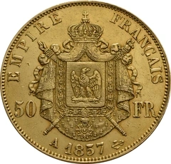 French 50 Francs Gold