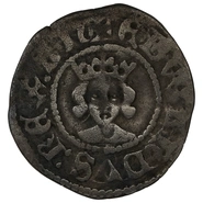 1361-1369 Silver Half Penny Coin Edward III Hammered Treaty Period